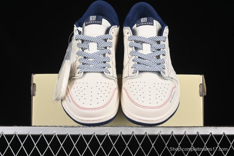 Nike Travis Scott x Fragment Design x Air Jordan 1 Low OG SP AJ1 Low-top Casual Sneakers - XY2688-115