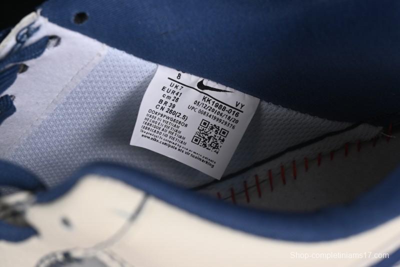 Nike Air Force 1 '07 Low The North Face Collaboration - Blue White Grey - KK1988-016