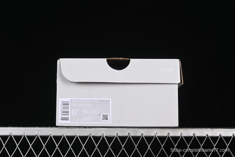 Nike Air Force 1 '07 Low Casual Sneakers with Full-Length Air Cushion - HQ1497-099