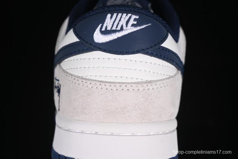 Nike SB Dunk Low Stussy Anniversary Edition Custom Low-Top Casual Skate Shoes - KK1888-003