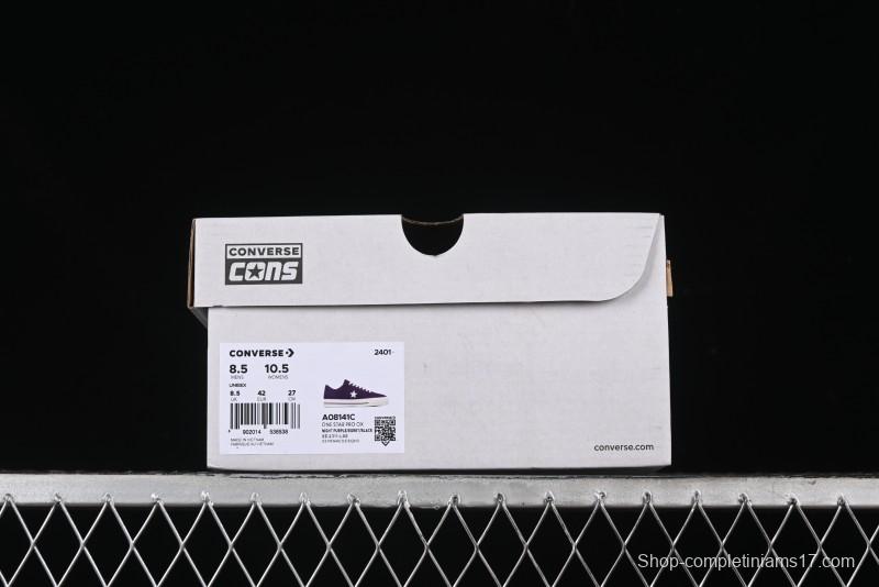 Converse One Star Pro Retro Skateboard Shoes in Purple - A08141C