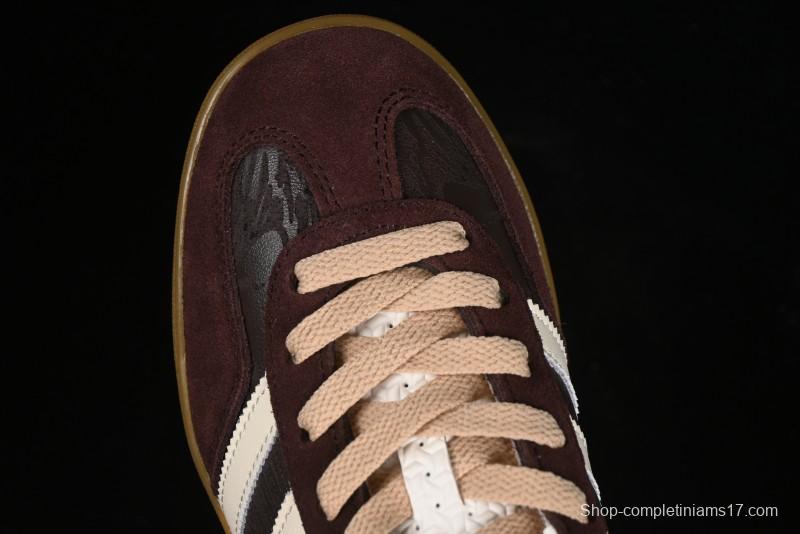 Adidas Originals Gazelle Indoor Retro Casual Slip-Resistant Wear-Resistant Low-Top Sneakers - JP5671