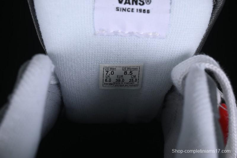 Vans Knu Skool Dark Grey Black Sole Versatile Casual Slip-Resistant Cushioned Platform Sneakers - VN000D22PWT