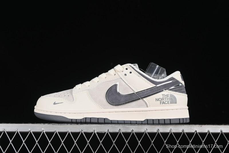 Nike SB Dunk Low The North Face Collaboration - Anniversary High-End Customized Low-Top Casual Skate Shoes - DQ1098-513