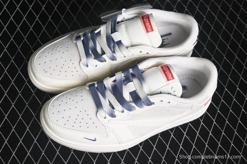 Nike Travis Scott x Fragment Design x Air Jordan 1 Low OG SP AJ1 Sup Collaboration - BB7518-001