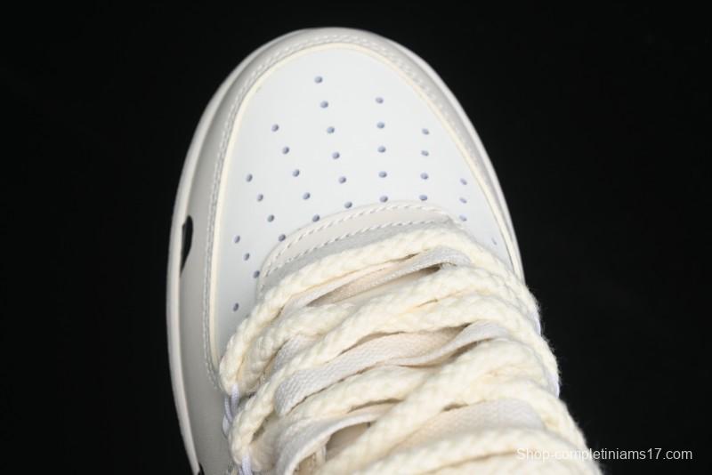 Nike Air Force 1 '07 Low Milk Pig Casual Lace-Up Sneakers - BD7701-110