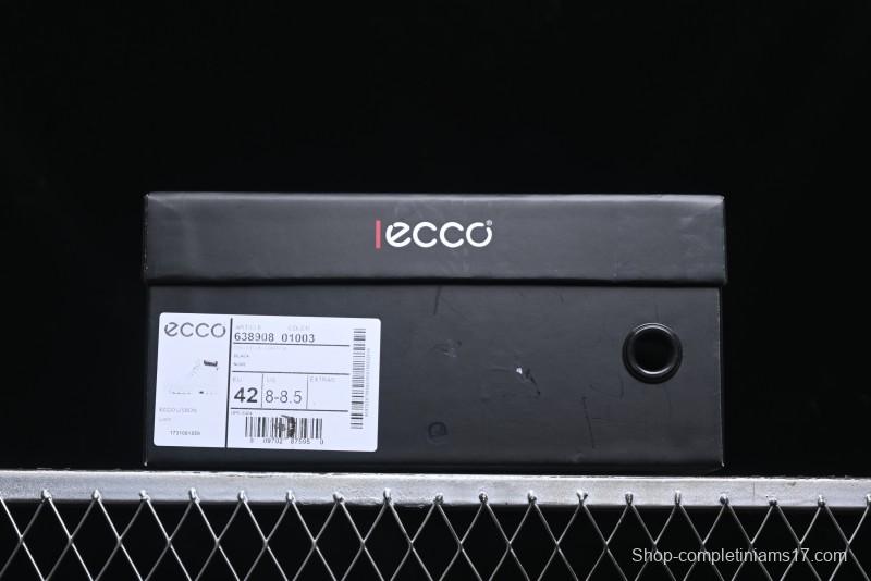 ECCO Exostrike Series Work Leather Anti-Slip Platform Boots - 63890801003