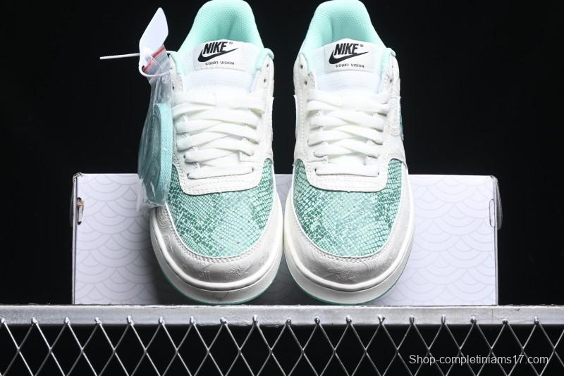 Nike Court Vision Lo 2025 Year of the Snake Theme Campus Casual Sneakers - CD5463-100