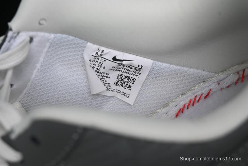 Nike Air Force 1 '07 Low Stussy Collaboration - Light Bone Shadow Low-Top Casual Sneakers - DF0180-008