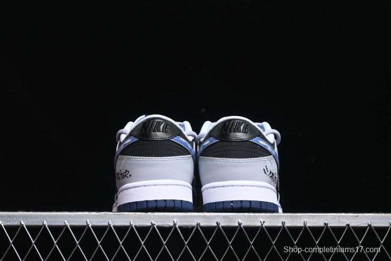 Nike Dunk Low Retro Casual Sneakers with Cosmic Star Eye Design - FQ8826-100