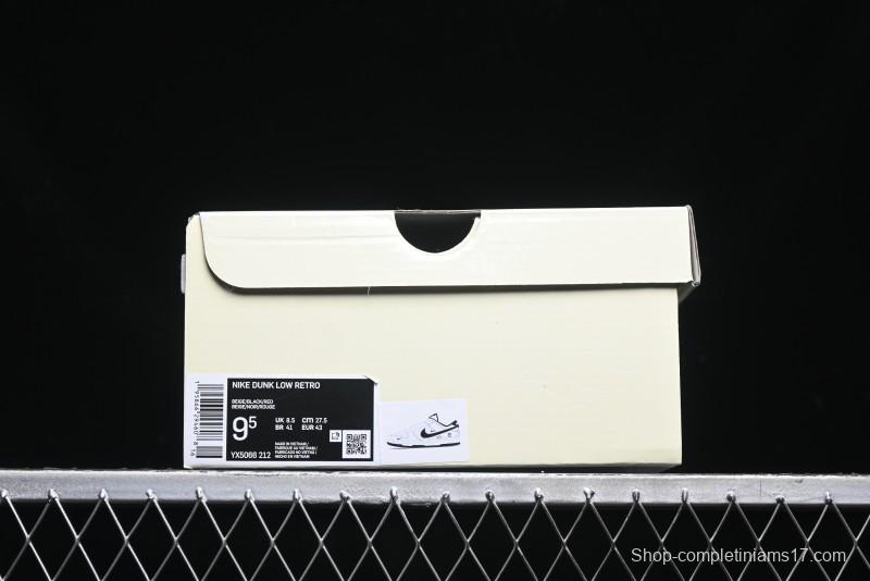 Nike SB Dunk Low OFF-WHITE Collaboration Anniversary High-End Custom Sneakers - YX5066-212