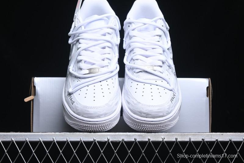 Nike Air Force 1 '07 Low Lace-Up Casual Sneakers with Full-Length Air Cushion - ZH0316-049