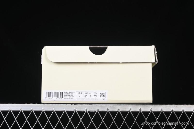 Nike Travis Scott x Fragment Design x Air Jordan 1 Low OG SP Sneakers - SJ2068-114