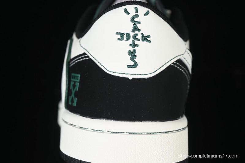 Nike Travis Scott x Fragment Design x Air Jordan 1 Low OG SP Sneakers - SJ2068-114