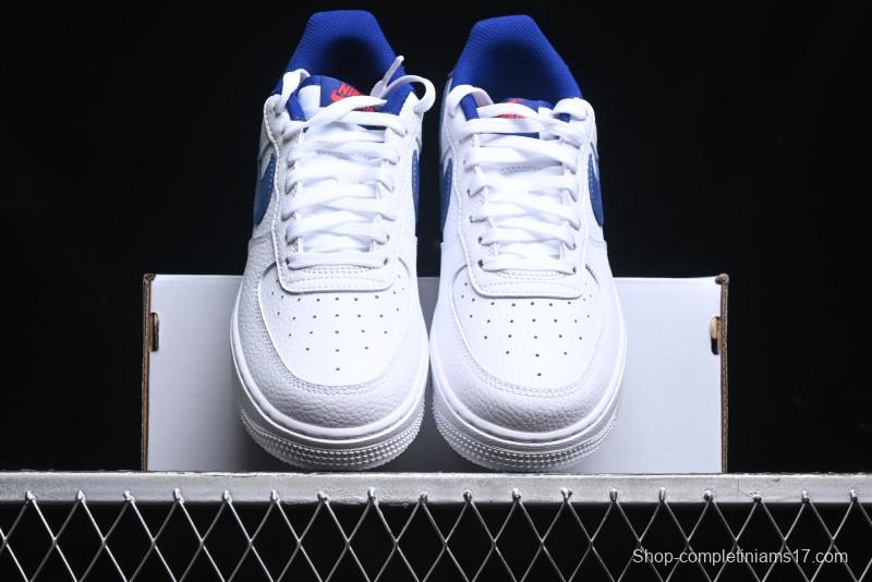 Nike Air Force 1 '07 Low Top Leather Casual Sneakers with Full-Length Air Cushion - CT3839-101