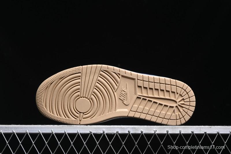 Nike Travis Scott x Fragment Design x Air Jordan 1 Low OG SP AJ1 Retro Sneakers - SJ2068-110