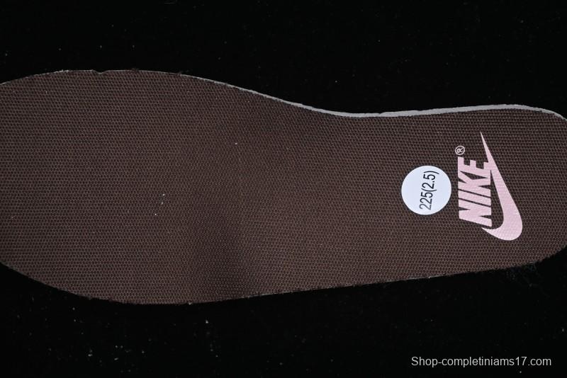 Nike Dunk Low 85 Double Swoosh Series Strawberry Chestnut SB Low Top Casual Skate Shoes - HV1799-161