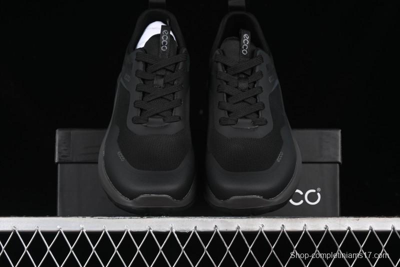 ECCO DRIVE Series Outdoor Waterproof Breathable Slip-Resistant Retro Fashion Patchwork Hiking Shoes - 88259401001