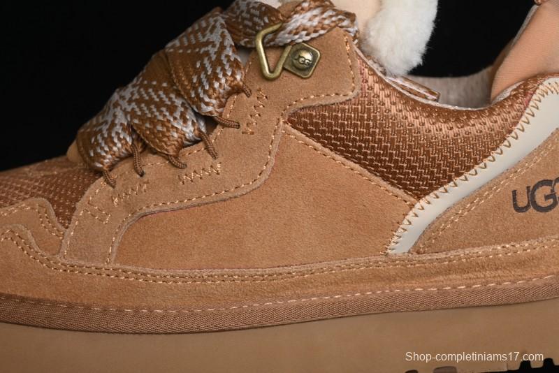 UGG Classic Ultra Mini Mel Dual Color Lace-Up Low-Top Casual Shoes - 1144032