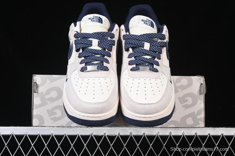 Nike Air Force 1 '07 Low Supreme The North Face Collaboration - Pig Eight Navy Blue Casual Sneakers - XZ6188-118