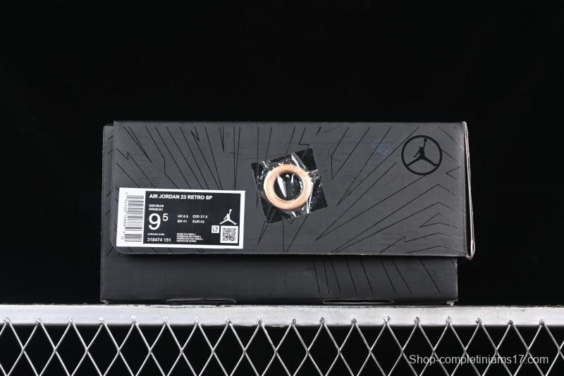 Nike Air Jordan 23 AJ23 Mid Retro Casual Sneakers with Visible Air Cushion - 318474-151