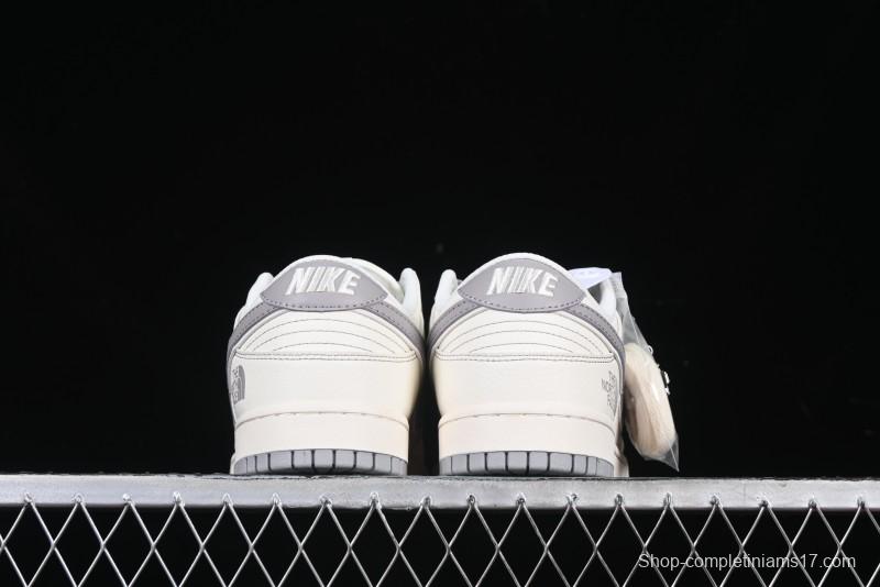 Nike SB Dunk Low The North Face Collaboration Anniversary High-End Custom Low-Top Casual Skate Shoes - BB7518-015