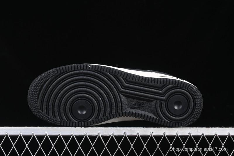 Nike Air Force 1'07 Low The North Face Collaboration Patent Leather Black Stitch Low-Top Casual Sneakers - DM6688-005