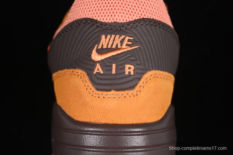 Nike Air Max 1 Retro Running Shoes with Half-Sole Air Cushion - HF7346-200