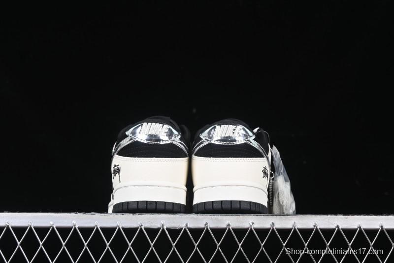 Nike SB Dunk Low Stussy Anniversary Edition Customized Low-Top Casual Skate Shoes - KK1333-015