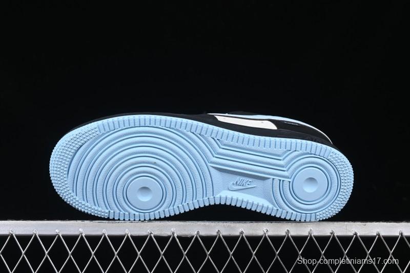 Nike Air Force 1 '07 Low Supreme Collaboration Tiffany Blue Low-Top Casual Sneakers - DF0188-025