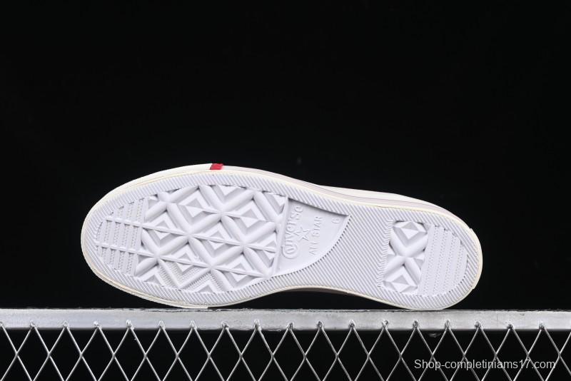 Converse 1970s CNY Year of the Snake Limited Edition High-Top Canvas Sneakers with Gold Star Chain and Metallic Snake Lace Jewelry - A13351C