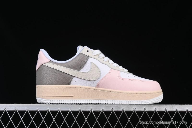 Nike Air Force 1 '07 Low Leopard Print Skeleton Custom Casual Sneakers - TY0103-222