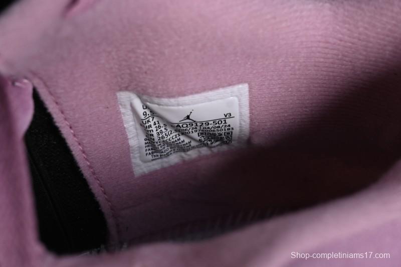 Nike Air Jordan 4 Retro "Orchid" Sneakers with Suede Upper and Cement Grey Accents - AQ9129-501