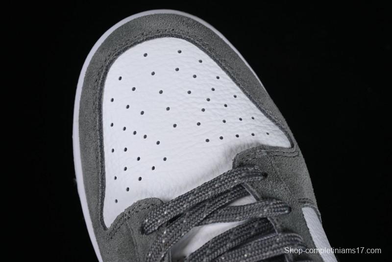 Nike Dunk Low SB Grey Gum Retro Skate Shoes with Suede Overlays - FV0389-100