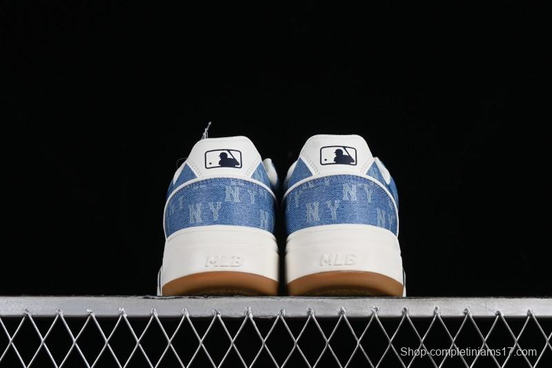 MLB Chunky Liner Basic Height Increasing Platform Sneakers with 6cm Inner Lift - 3ASXCLD4N50BLS