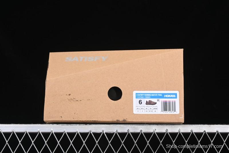 HOKA ONE ONE Satisfy Running Mafate Trail Low-Cut Cushioned Outdoor Hiking Shoes - 1157050 RBBR