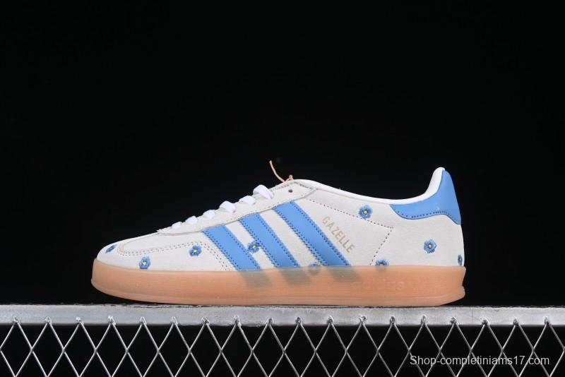 Adidas Gazelle Indoor Originals Retro Casual Slip-Resistant Wear-Resistant Low-Top Skate Shoes - IF4491