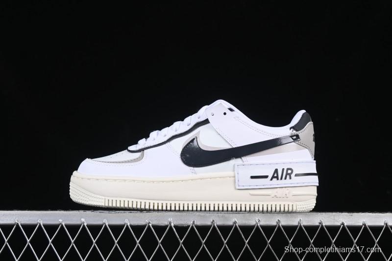 Nike Air Force 1 Shadow Low-Top Sneakers with Lightweight EVA Midsole and Anti-Slip RB Rubber Outsole - DZ1847-110