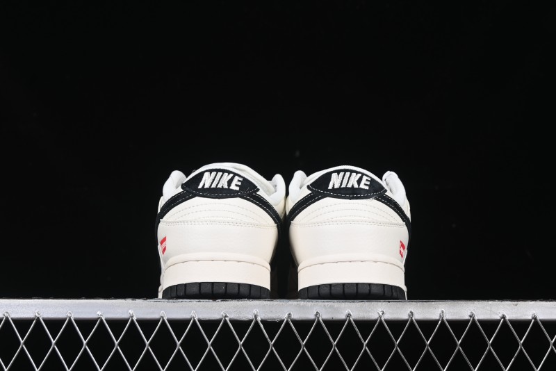 Nike SB Dunk Low Supreme Collaboration - Beige Brown Anniversary High-End Custom Low-Top Casual Skate Shoes - XS1086-003