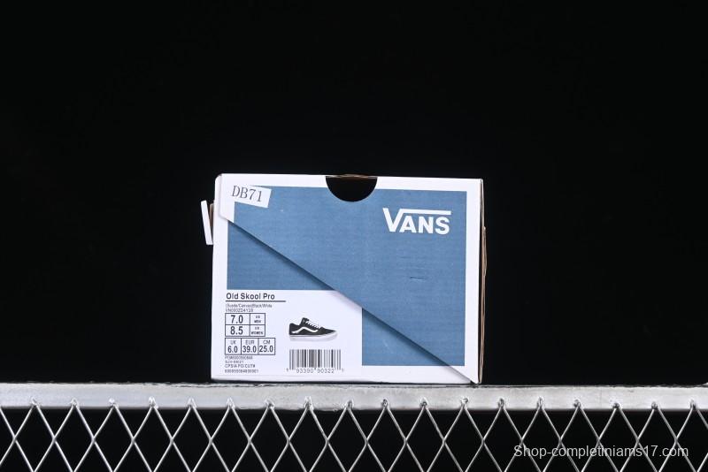 Vans Premium Old Skool Classic Black & White Low-Top Skate Shoes - VN000ZD4Y28