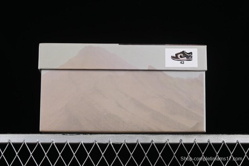 Nike Dunk Low Panda Prank Street Racing Electro Rust Distressed SB Strap Low-Top Casual Sneakers - DD1391-100