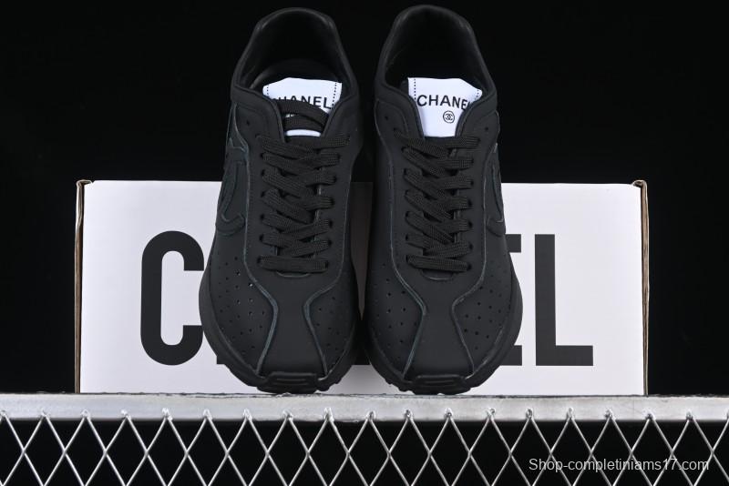 Chanel 25C Tie-Up Flat Casual Lifestyle Shoes - G46372