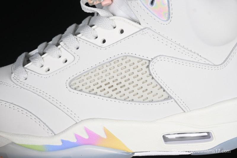 Nike Air Jordan 5 Retro Light Orewood Brown Snake Year Limited Basketball Shoes - HF3183-001