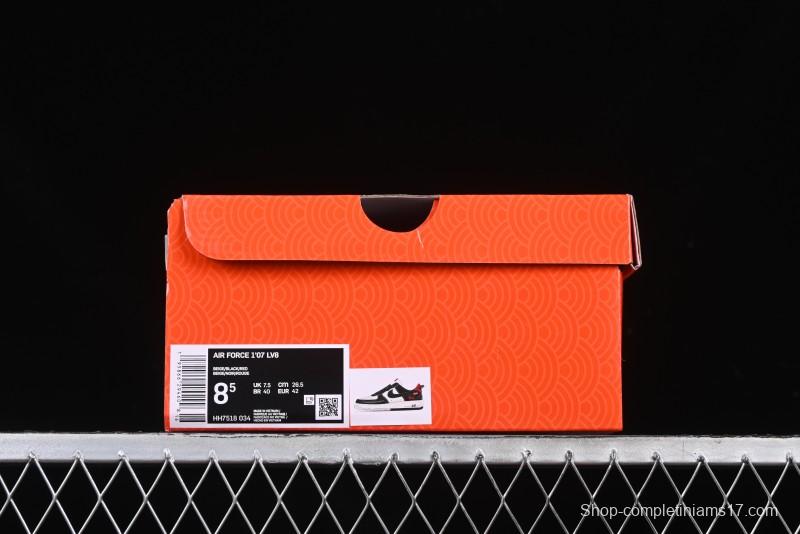 Nike Air Force 1 '07 Low Stussy Collaboration Year of the Snake Limited Edition Black Snake Dual-Color Casual Sneakers - HH7518-034