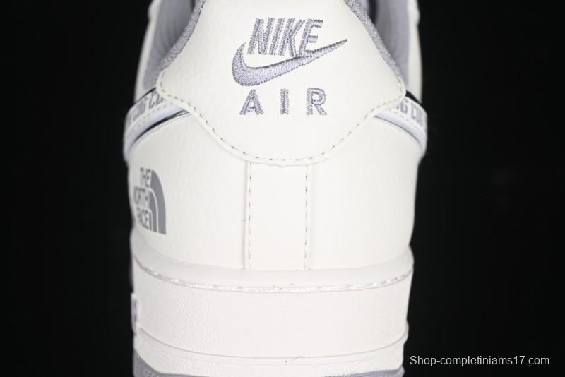 Nike Air Force 1 '07 Low The North Face x CDG Light Bone Swoosh Casual Sneakers - BB7518-014