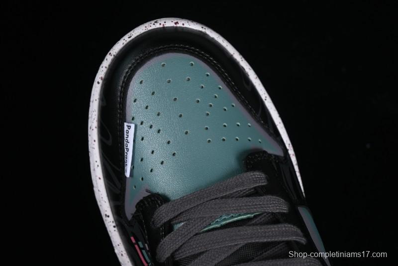 Nike Dunk Low Panda Prank Universe Exploration - Black Purple SB Strap Low Top Casual Skate Shoes - DV0831-002