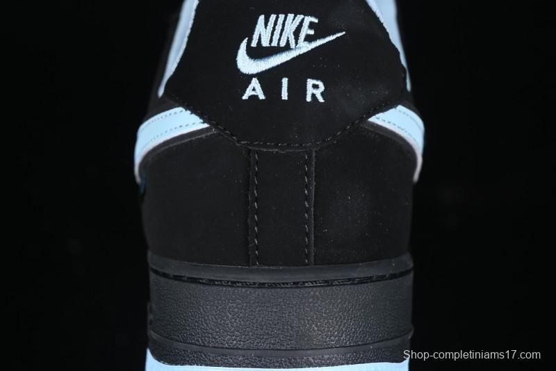 Nike Air Force 1 '07 Low Supreme Collaboration Tiffany Blue Low-Top Casual Sneakers - DF0188-025