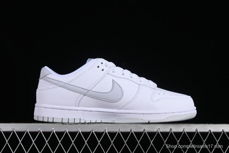 Nike SB Dunk Low All-White Low-Top Casual Skate Shoes - DV0831-101