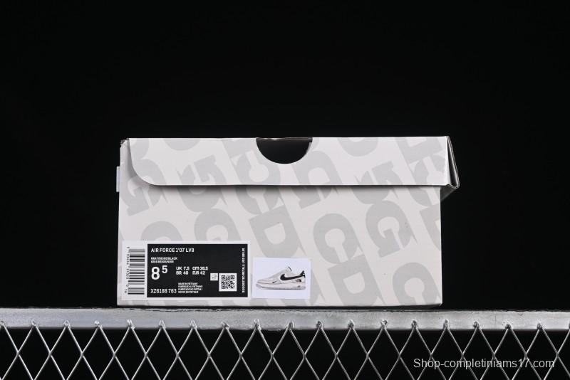 Nike Air Force 1 '07 Low The North Face Collaboration Grey Suede Casual Sneakers - XZ6188-763