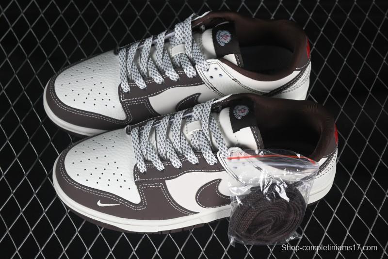 Nike SB Dunk Low Moncler Collaboration Anniversary High-End Customized Low-Top Casual Sneakers - AG3702-854